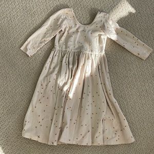 Girl’s Alice + Ames ballerina dress with star pattern, Sz 10